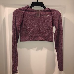 gymshark long sleeve crop